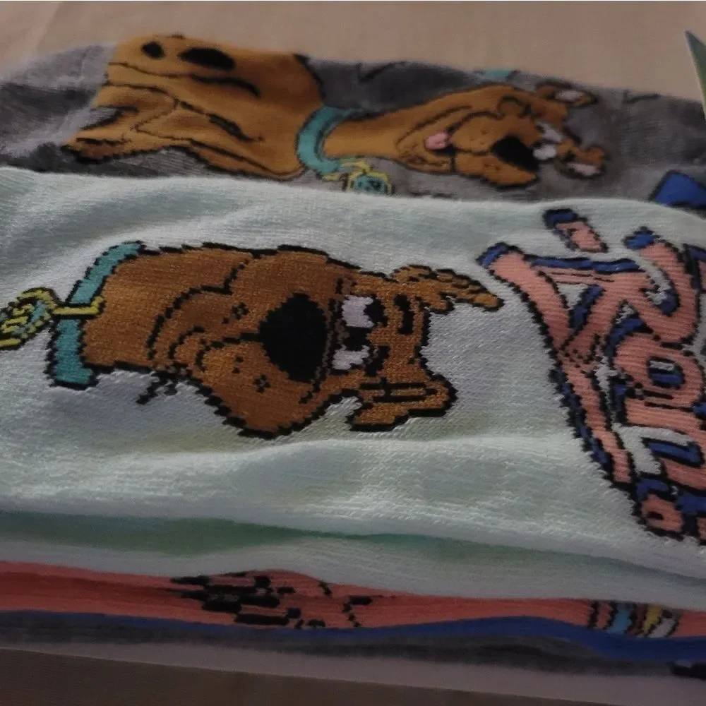 3 pair Scooby-Doo low cut socks